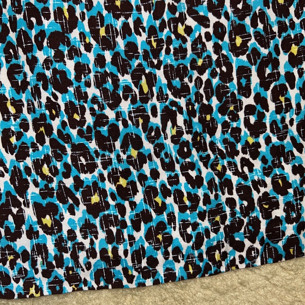 💙🤎♦️NWT Ruby Rd. Animal Print Dress🤎💙 - Picture 10 of 12